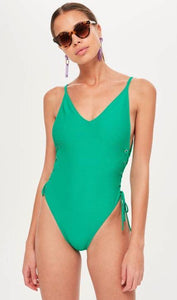 Green 1 piece swimsuit